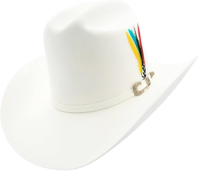 Tombstone Cowboy Felt Hat, White