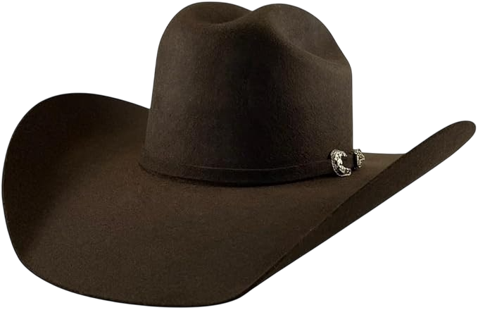 Cowboy Felt Hat, Chocolate Brown